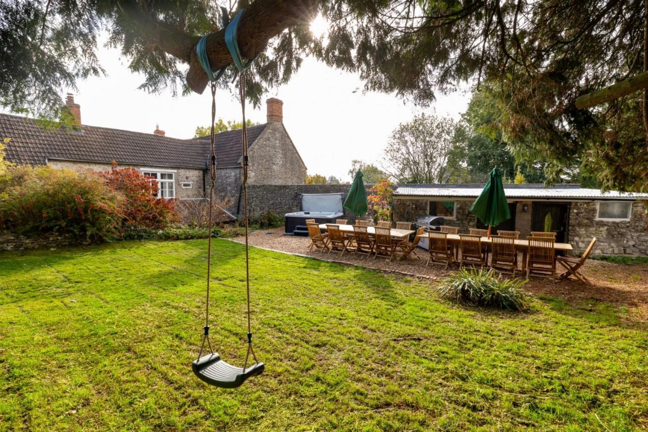 Topside House - Beautiful 7 Bedroom House With Hottub Wifi And Parking Near Bath Wells Frome Oakhill Екстер'єр фото